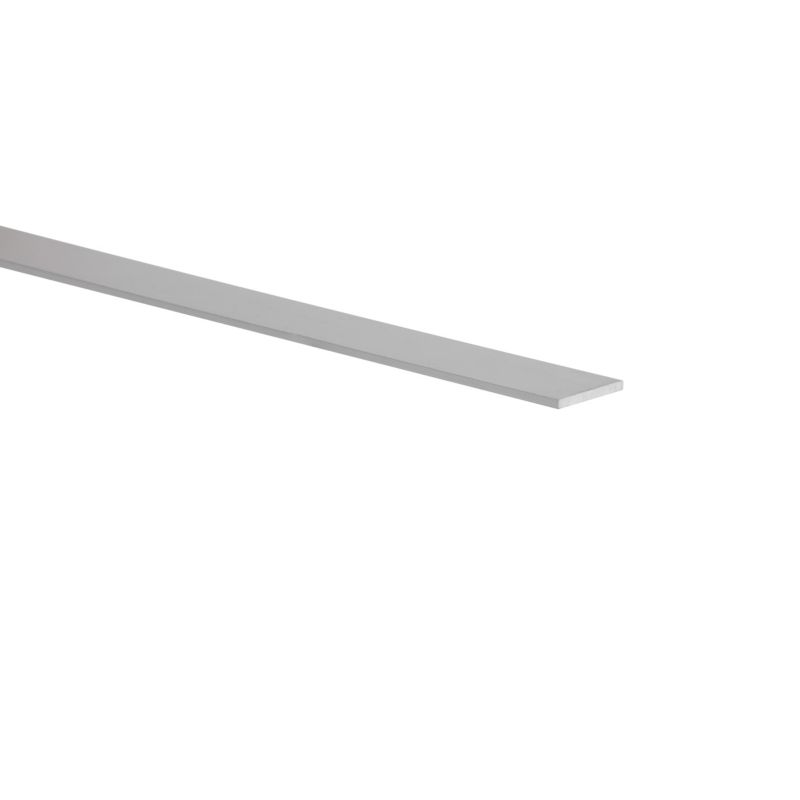 Płaskownik aluminiowy gładki 2600 x 20 x 2 mm szary