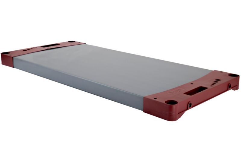 Półka do regału tytan MODO24 eco 97 proc. recyklingu 120 x 46 cm boczki czerwone 1 szt.