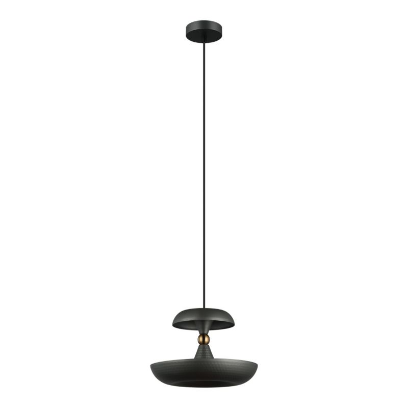 Lampa wisząca mały złoty detal Italux Marina szara 1xE27x40W IP20 wym:89x26x26cm - 1 szt.