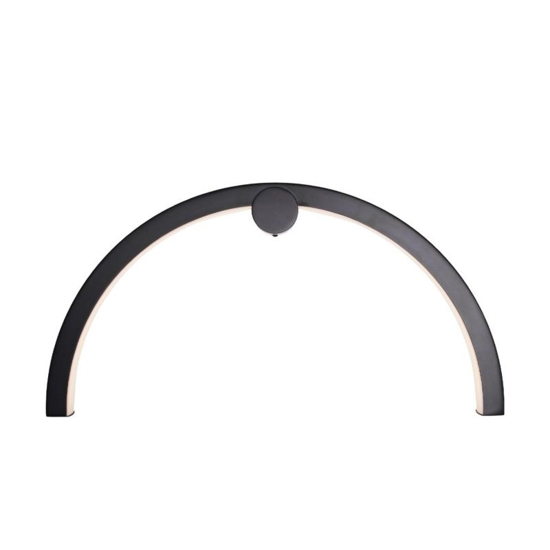 Kinkiet ścienny Maxlight Trio Arc czarny LED 16W 3000K 1280lm IP44 wym: 30 x 60 x 11 cm - 1 szt.