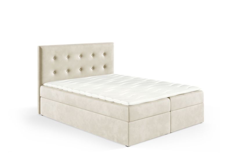 Łóżko kontynentalne SOFELLO Louis Box 160x200 bez nóg riviera21 1szt.