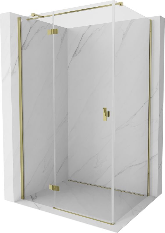 Kabina prysznicowa Mexen Mist-H T złota 90x85 cm 1 szt
