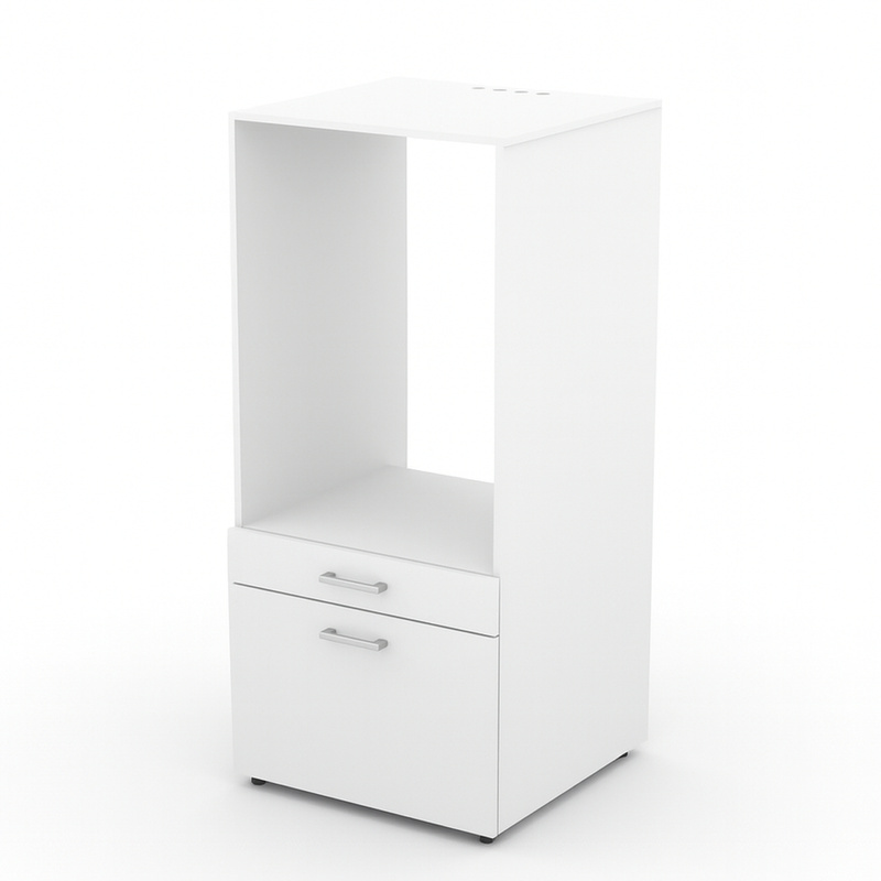 Szafka nad pralkę 67 cm z szufladą AZA biały