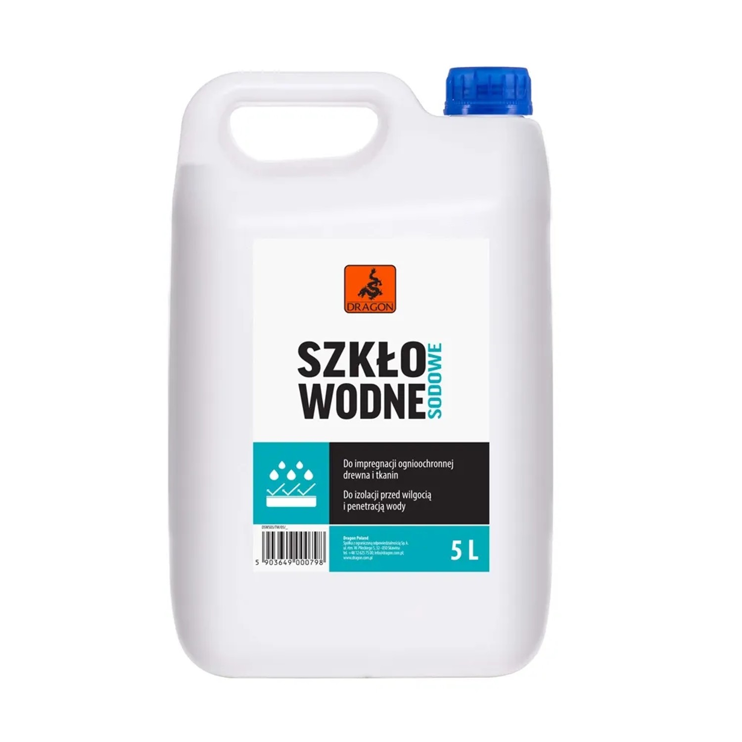 Dragon Szkło wodne sodowe 5 l