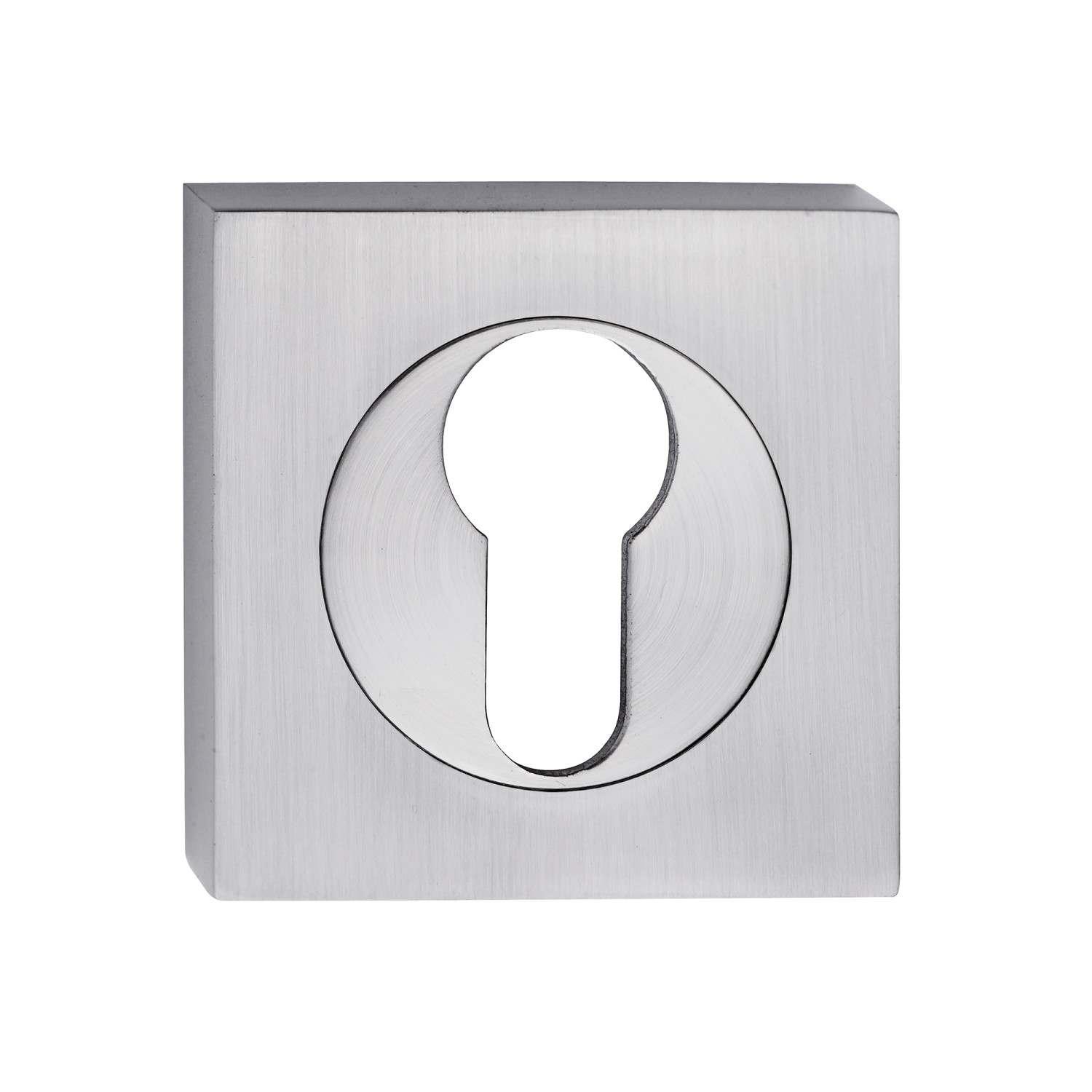 Metal-Bud Rozeta kwadrat wkładka nikiel szczotkowany