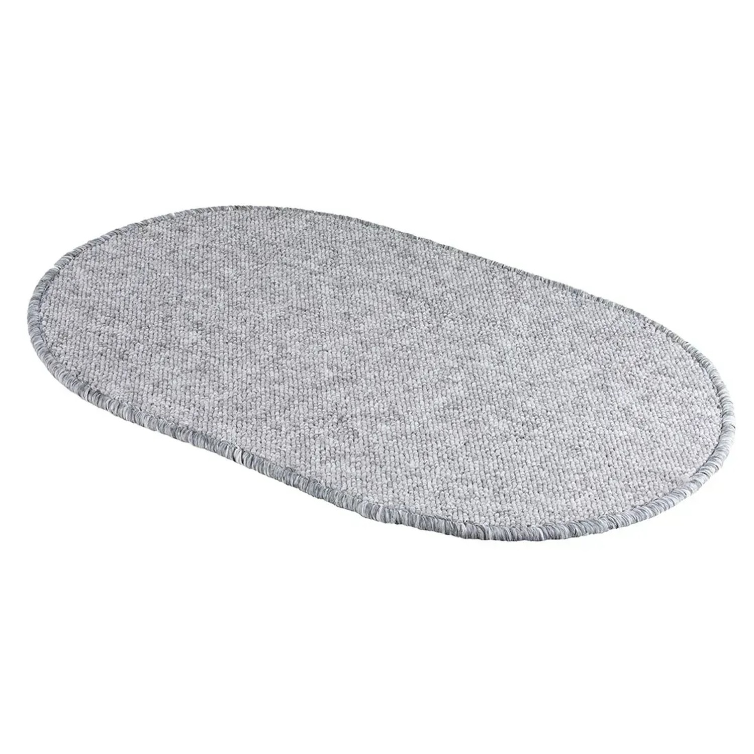 Dywanik łazienkowy owalny Camilla szary