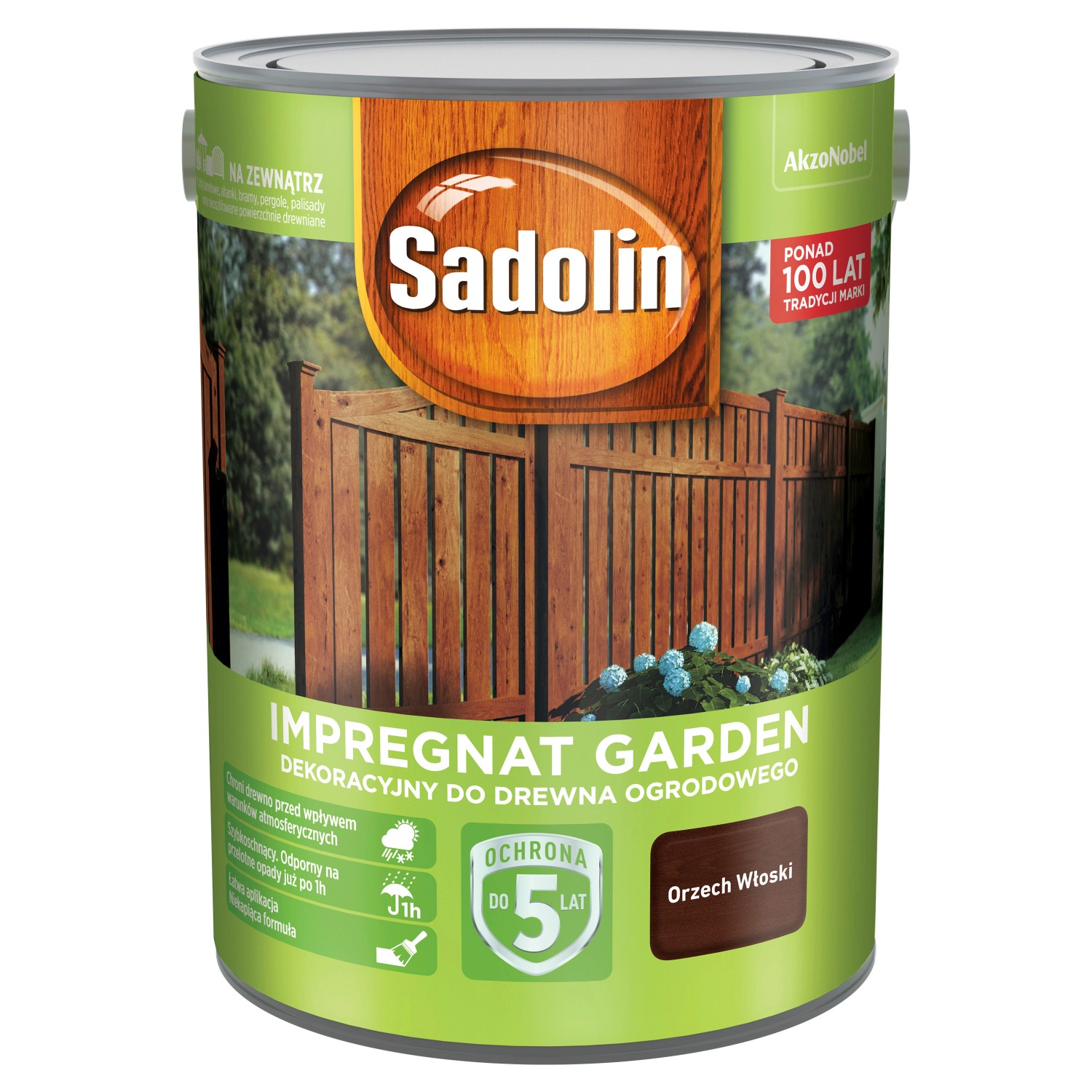 Sadolin Impregnat dekoracyjny Garden orzech włoski - 5L
