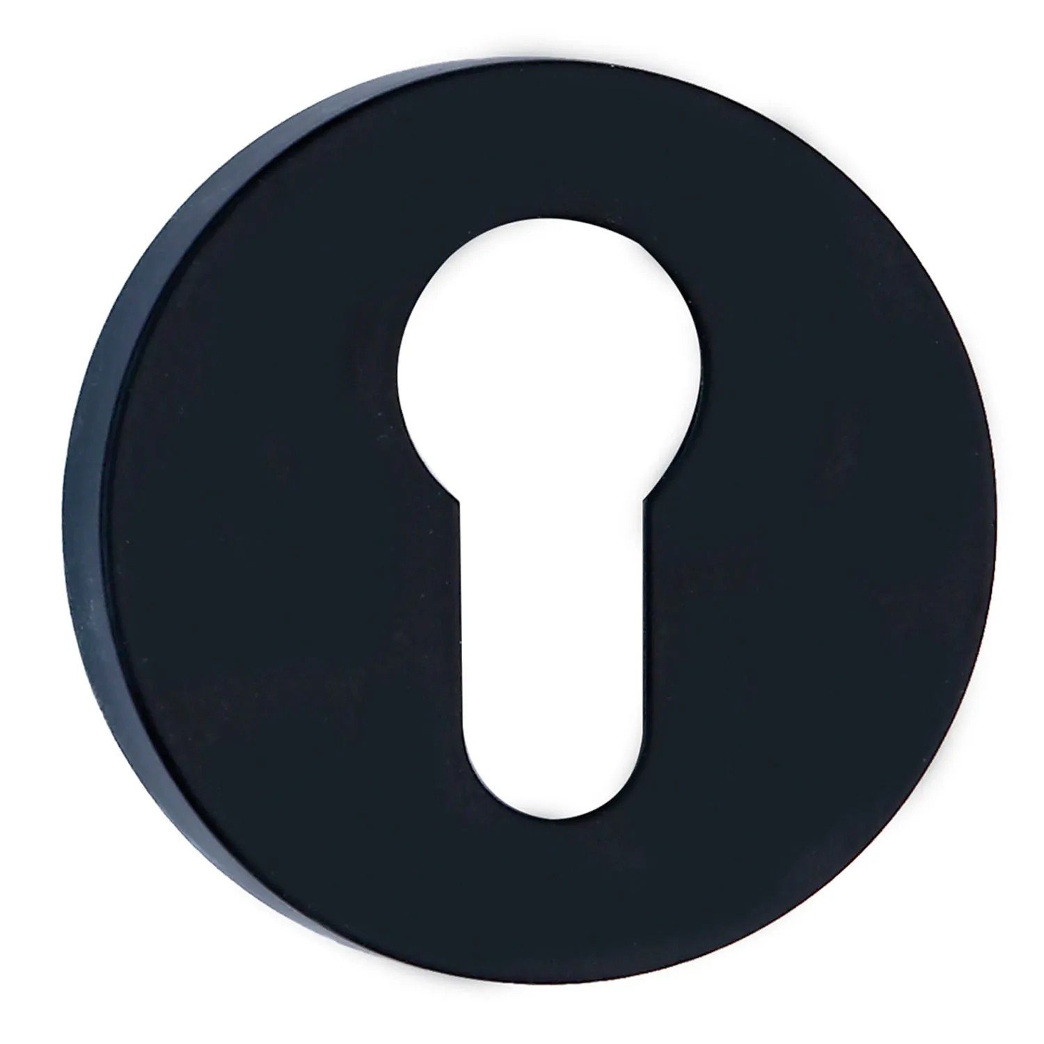 Rozeta okrągła slim na wkładkę czarna