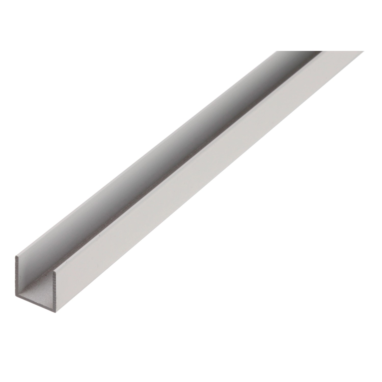 GAH Alberts Profil aluminiowy typu U 10 mm x 10 mm x 1000 mm