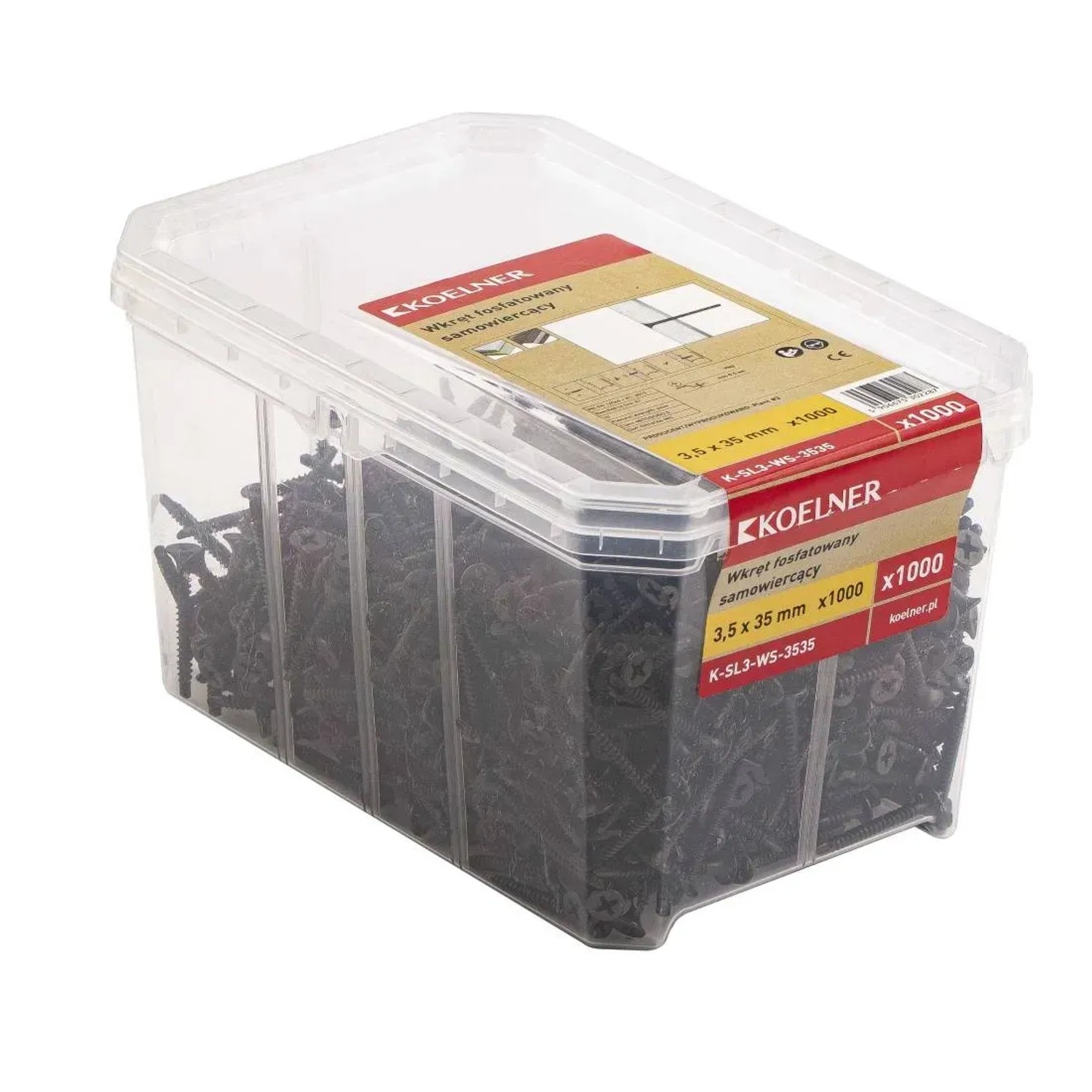 Koelner Wkręt do płyt GK SM do metalu 3,5 x 35 mm