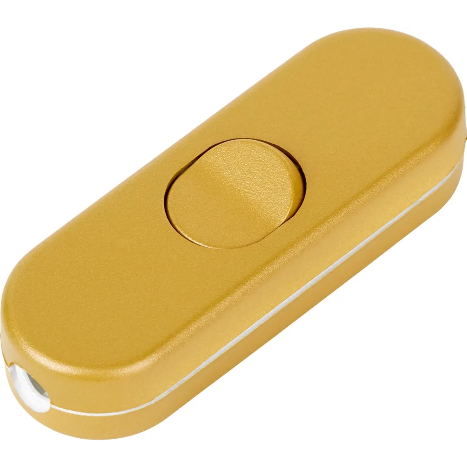 LUX-TOOLS Wyłącznik przelotowy złoty