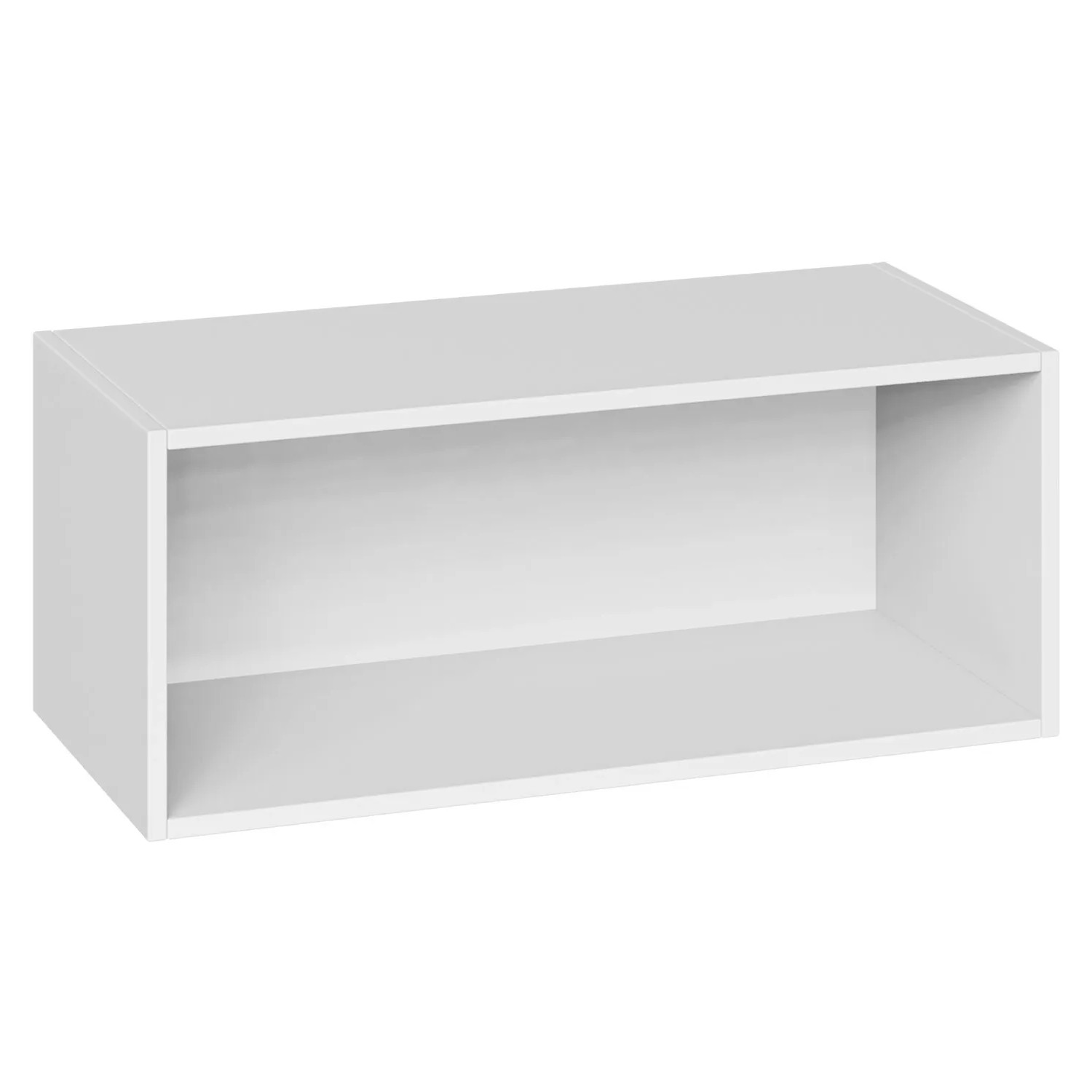 Nadstawka biała 75,2 x 32 x 35 cm Garderoby/Szafy Modułowe