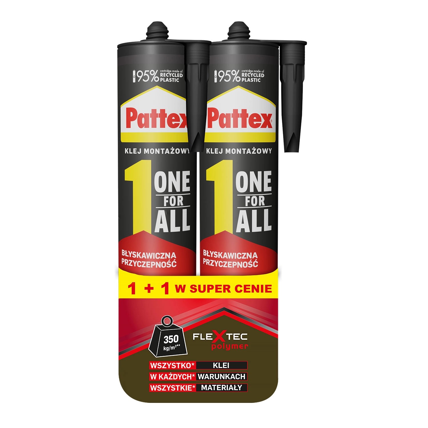 Pattex Klej One4All Błyskawiczna Przyczepność 2x440g