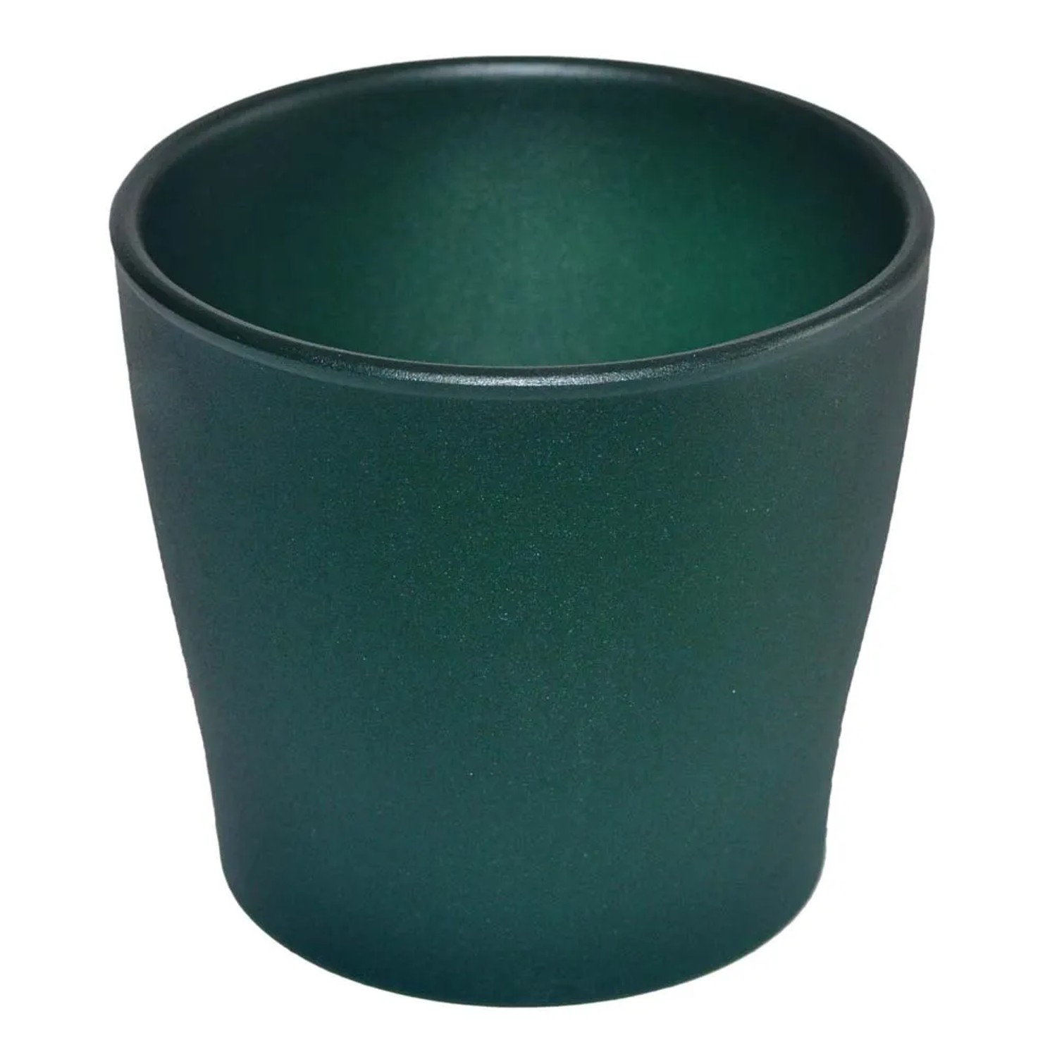 Ceramik Donica Toskania zielona - śr. 19 cm