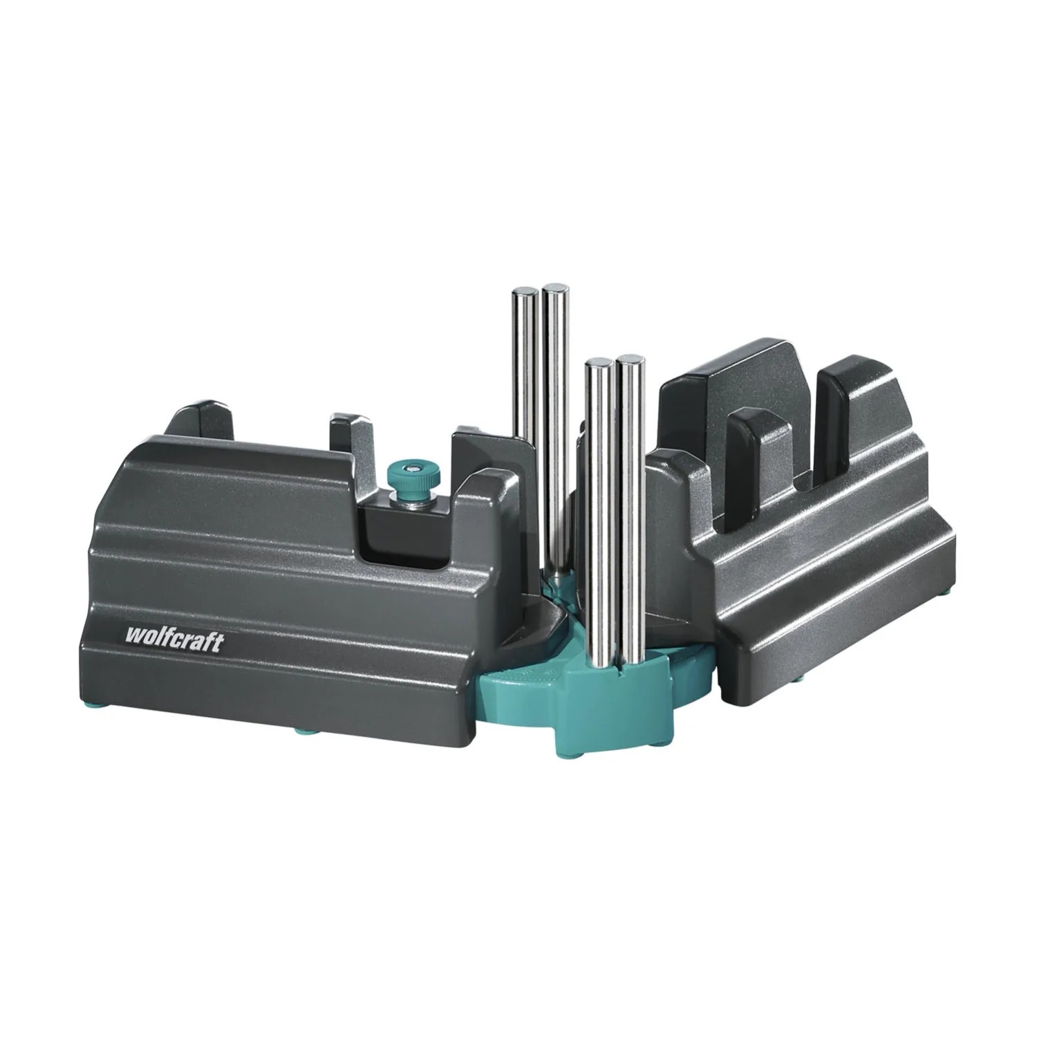 Wolfcraft Przymiar regulowany i skrzynka uciosowa 2 w 1