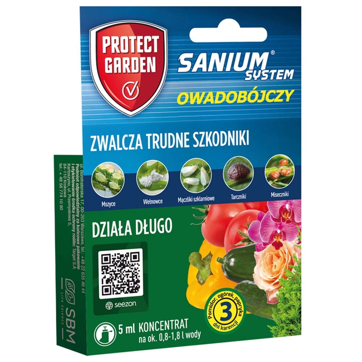 Sanium system koncentrat owadobójczy - 5 ml