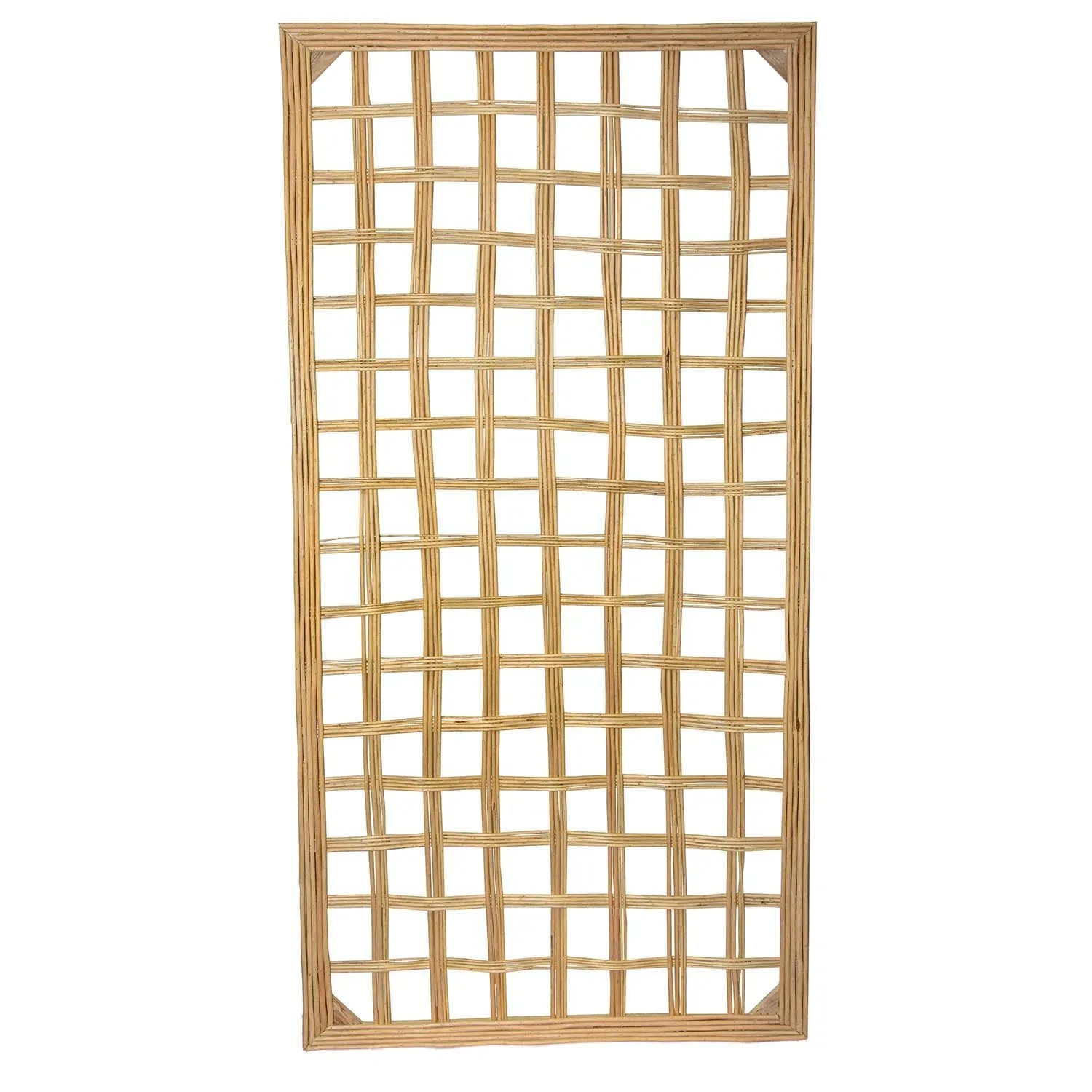 Osłona wiklinowa krata beż - 180 x 90 x 3 cm