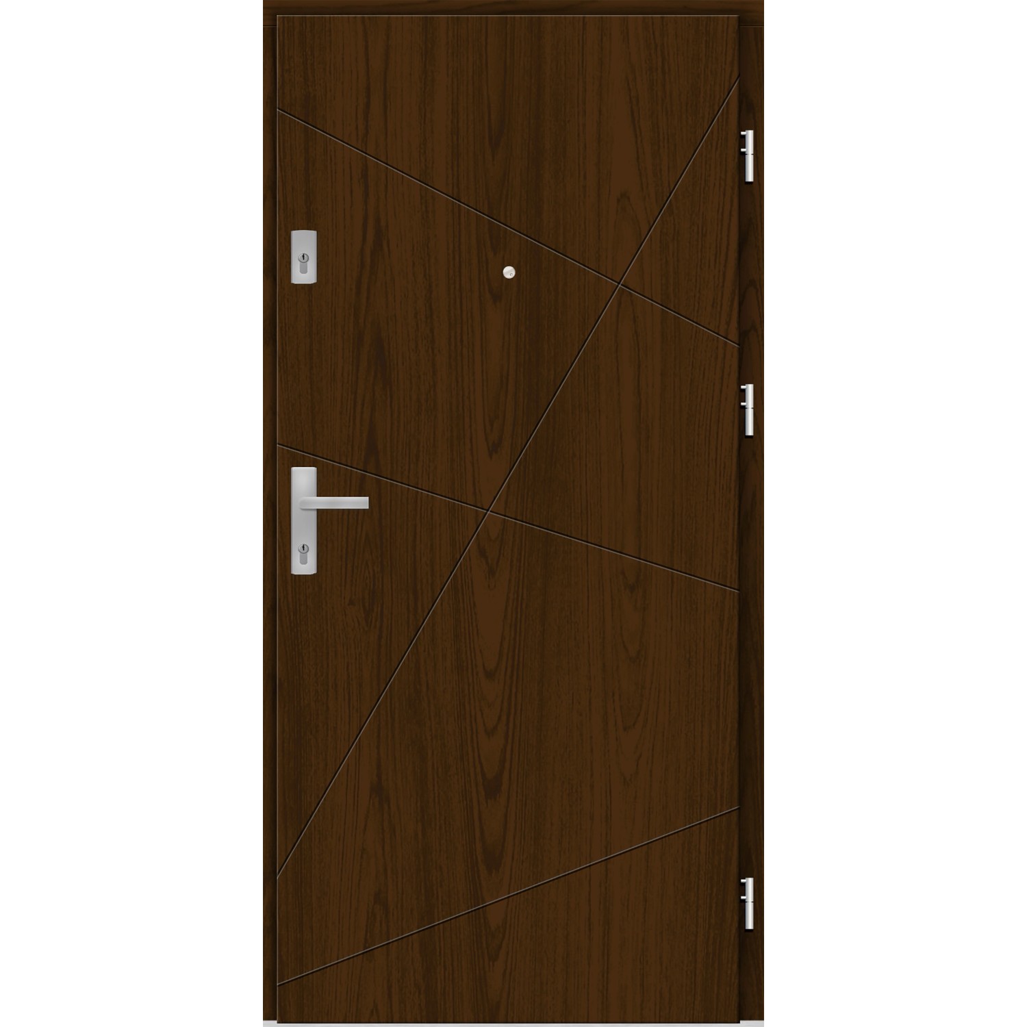 El prema Drzwi wewn klatkowe MATRIX orzech 90P