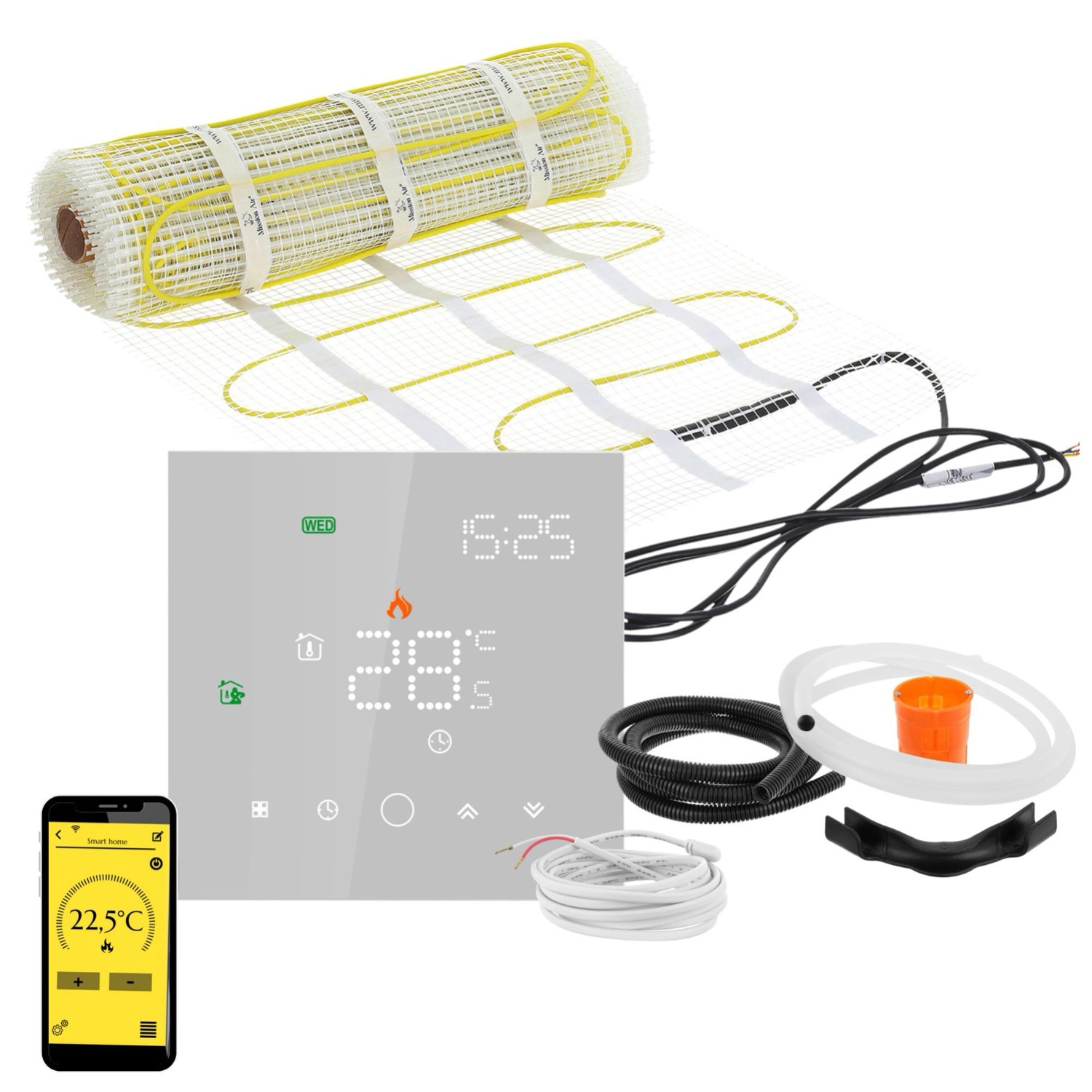 Mission Air Zestaw pod płytki MA-160 Leo White 2m2