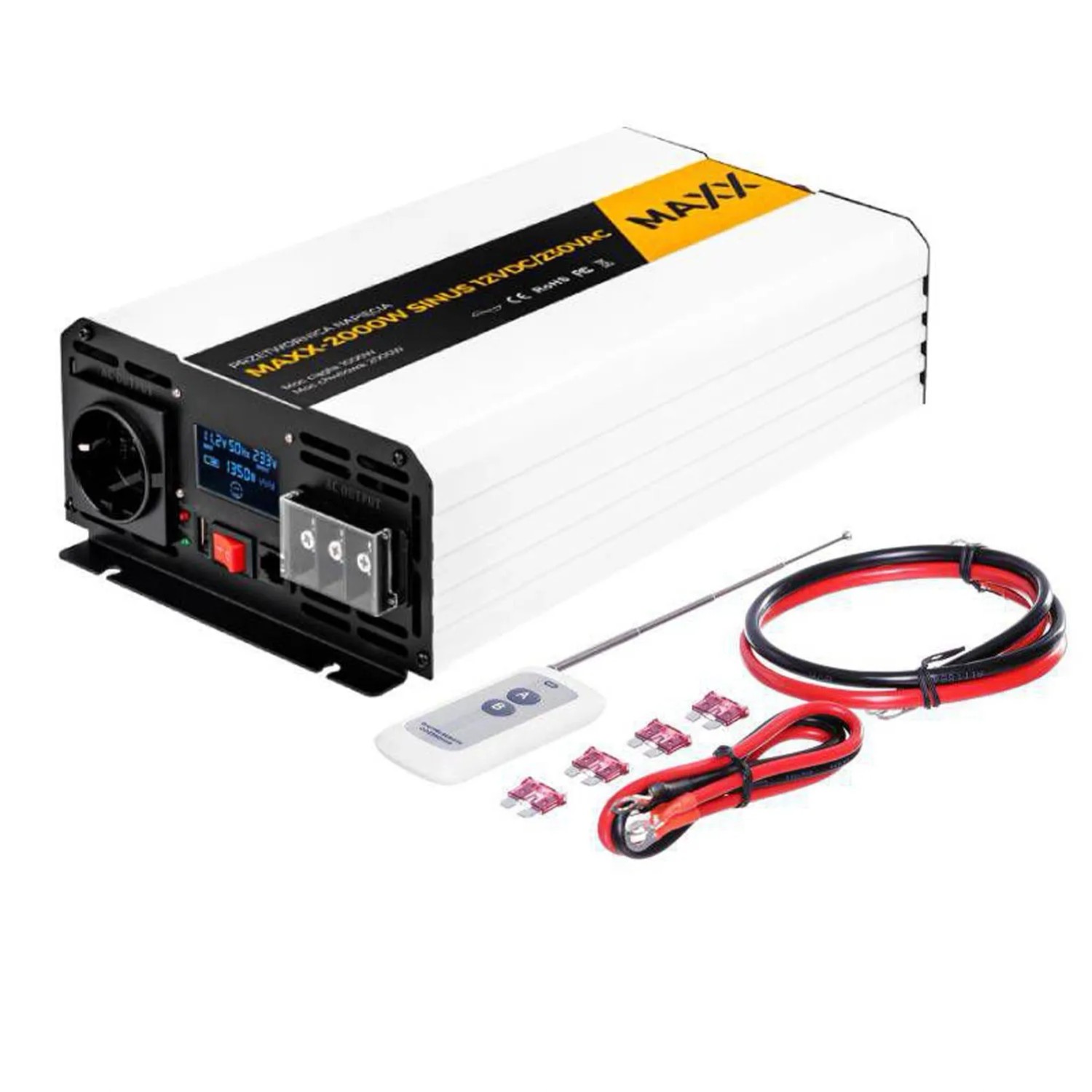Przetwornica napięcia MAXX Sinus 2000W