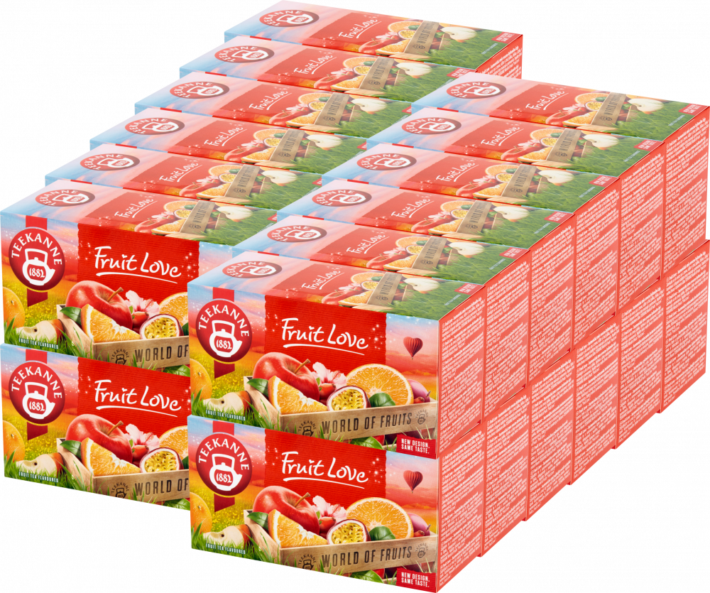 24x Herbata owocowa w kopertach Teekanne Fruit Love, 20 sztuk x 2.25g