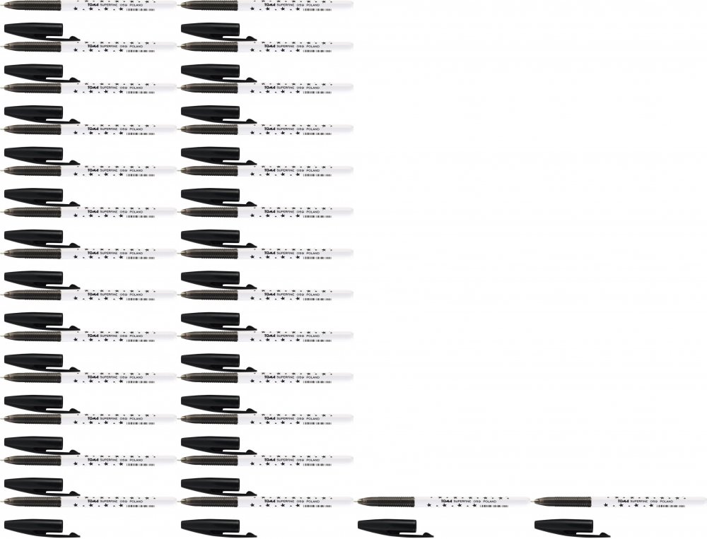 50x Długopis Toma, Superfine 059, 0.5mm, czarny