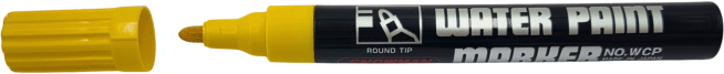 Pisak wodny Snowman Water Paint, okrągła, 1.5-3.0mm, żółty