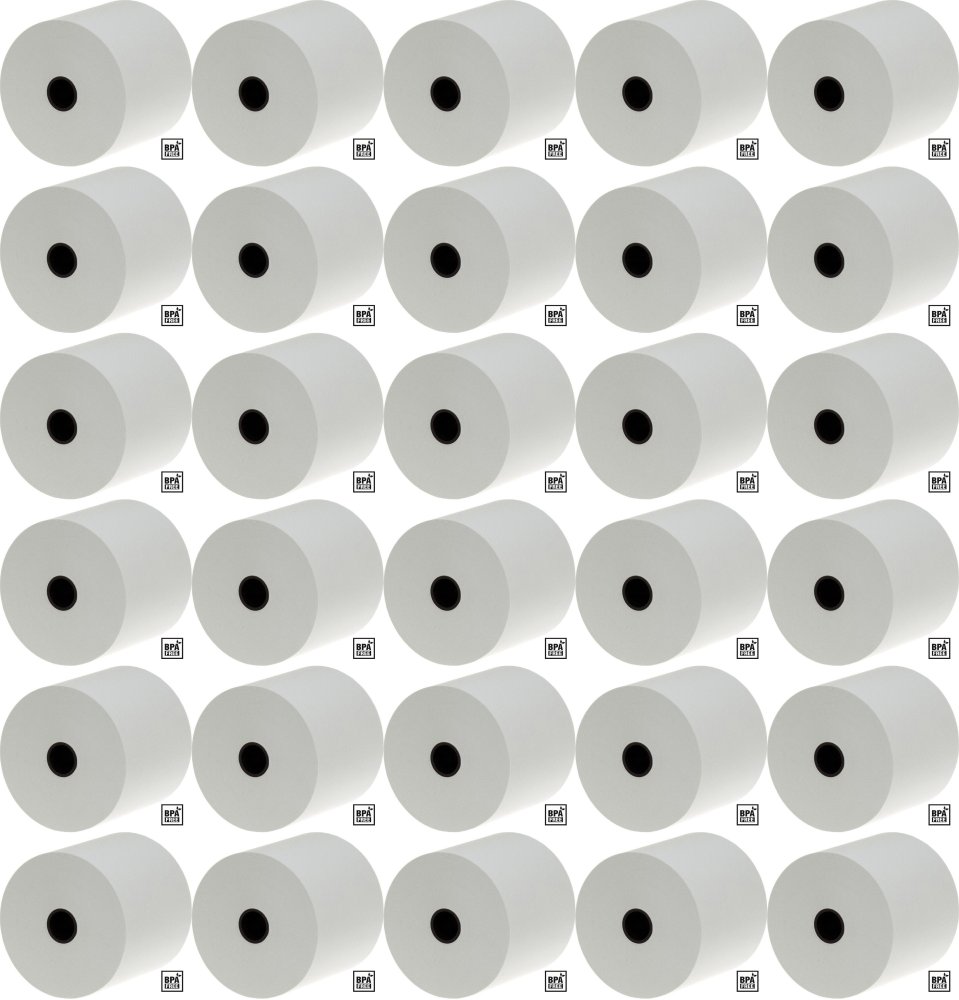 240x Rolka termiczna Drescher Polska Sp. z o.o., 28mm x 30m, 48g/m2, BPA Free, biały