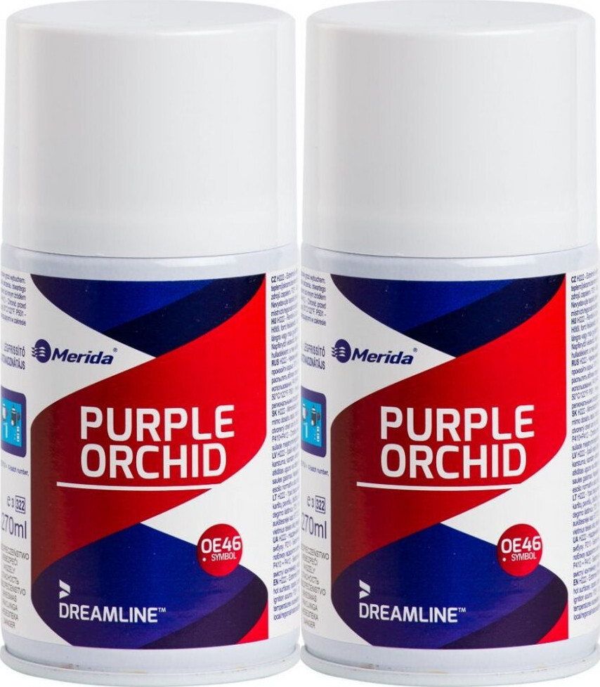 2x Wkład do odświeżacza elektronicznego Merida Purple Orchid, orchidea, 250ml