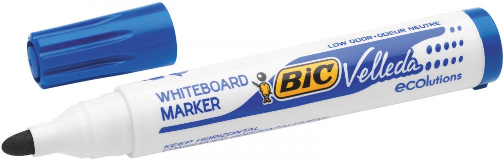 Marker suchościeralny Bic Velleda ECOlutions, okrągła, 4.95mm, niebieski