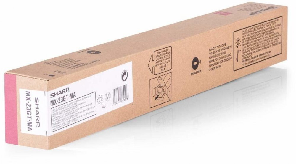 Toner Sharp (MX-23GTMA), 10000 stron, magenta (purpurowy)