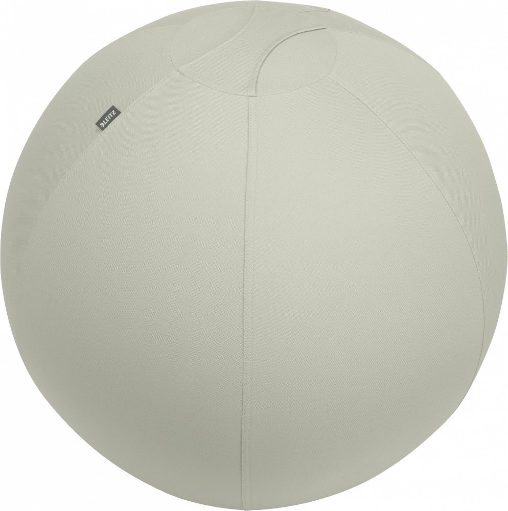 Piłka do siedzenia Leitz Ergo, 75cm, z zabezpieczeniem przed niekontrolowanym toczeniem się, jasnoszary