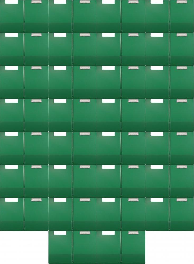 40x Clipboard D.Rect, z okładką, A4, zielony