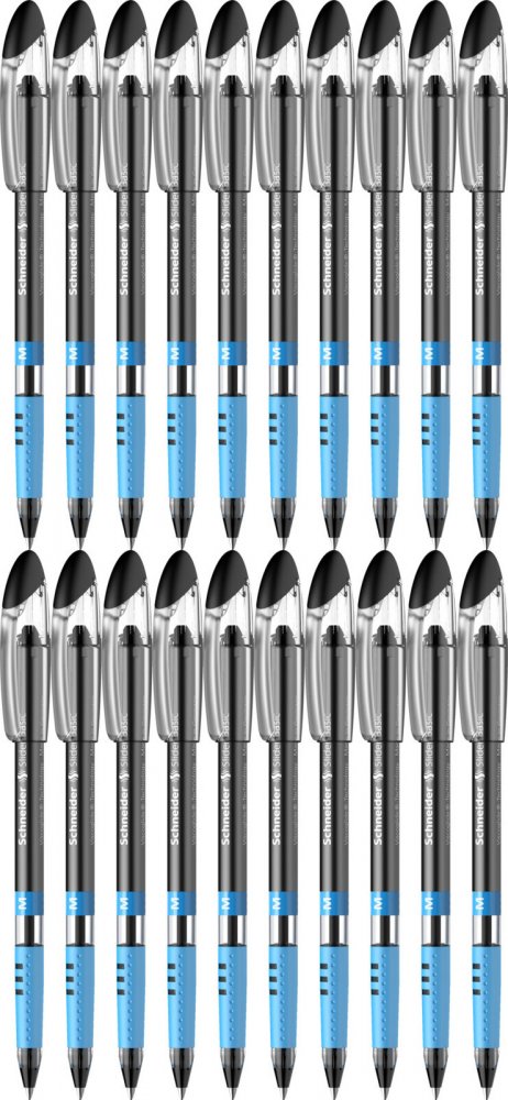 20x Długopis Schneider, Slider Basic, M czarny