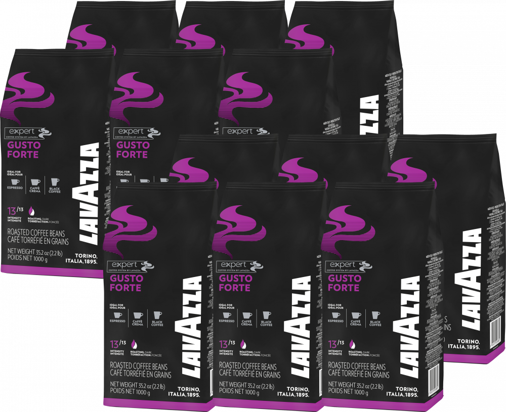 12x Kawa ziarnista Lavazza Gusto Forte Expert, 1kg