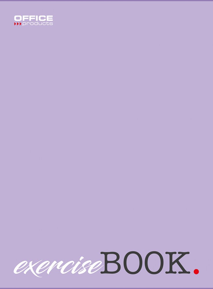 Zeszyt w linie Office Products, A5, 80 kartek, mix kolorów