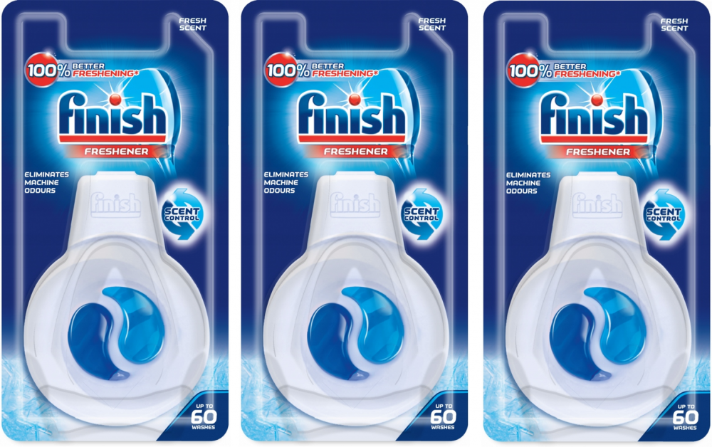 3x Odświeżacz do zmywarek Finish, Powiew Świeżości, 8.5g