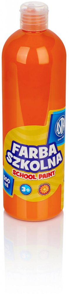 Farba plakatowa Astra, 500ml, pomarańczowy
