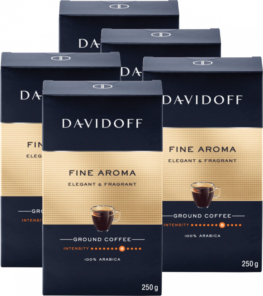 5x Kawa mielona Davidoff Fine Aroma, 250g