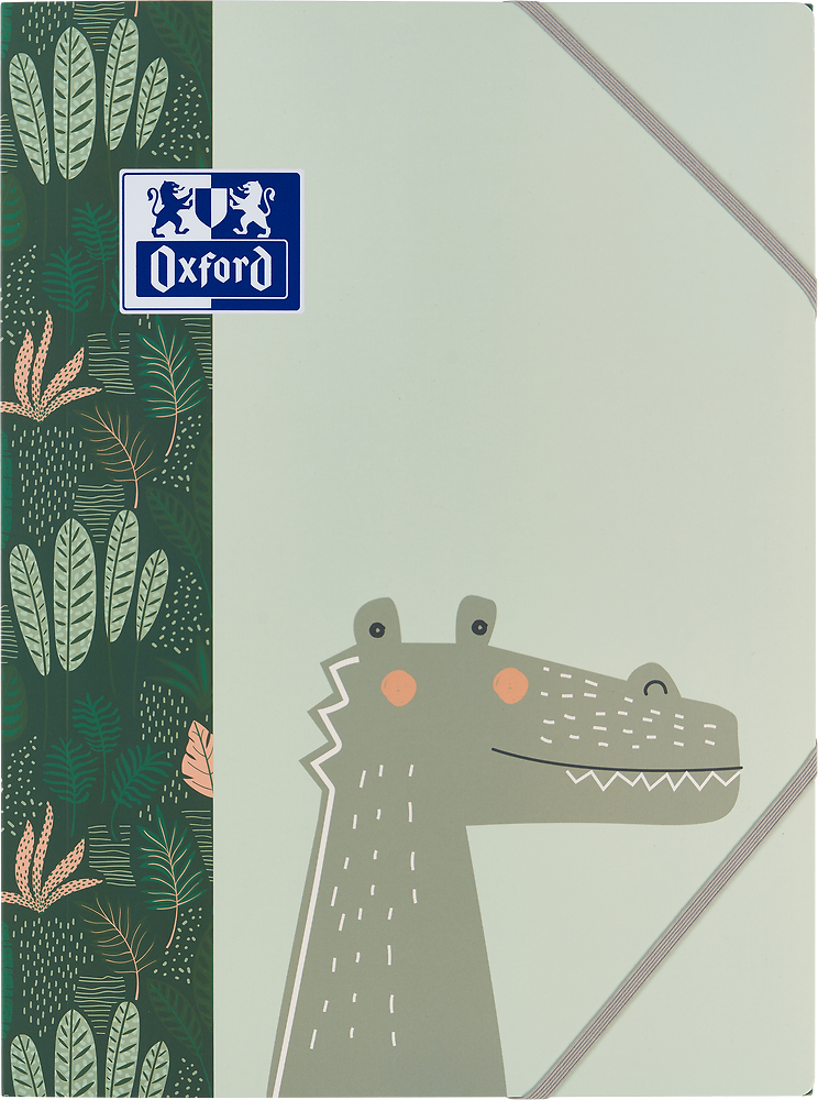 Teczka z gumką Oxford Kids, A4, Soft Touch, mix wzorów