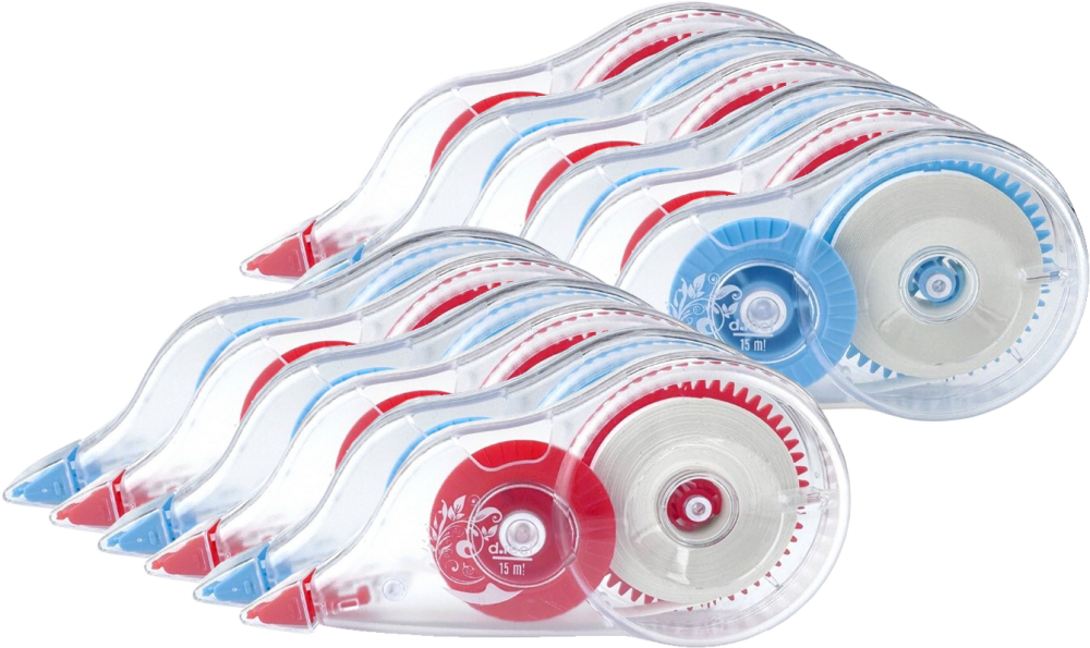 12x Korektor w taśmie D.Rect, 4.2mm x 15m