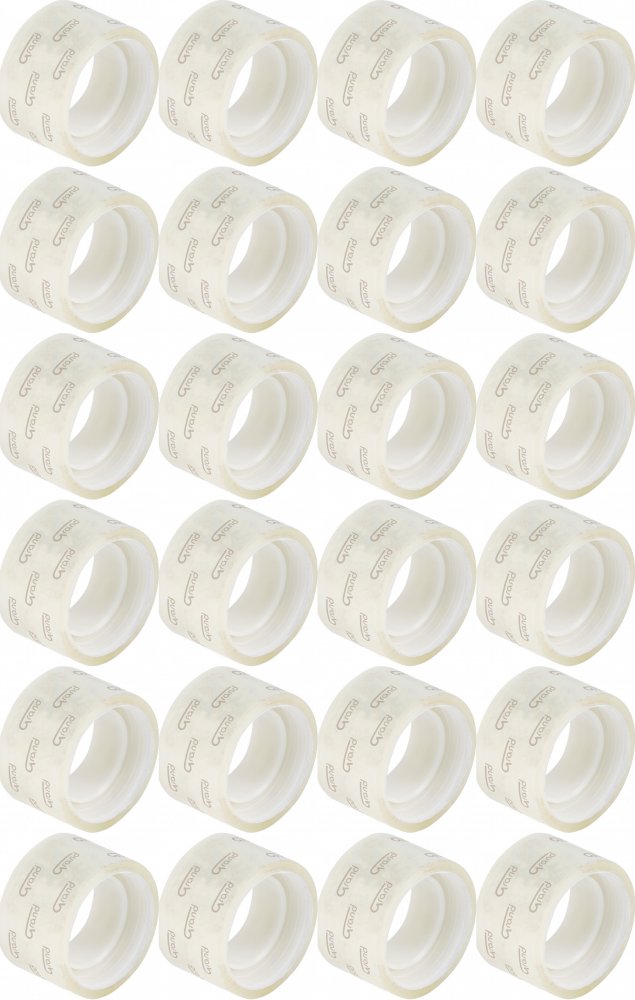 24x Taśma klejąca Grand, 24mm x 10yd, przezroczysty