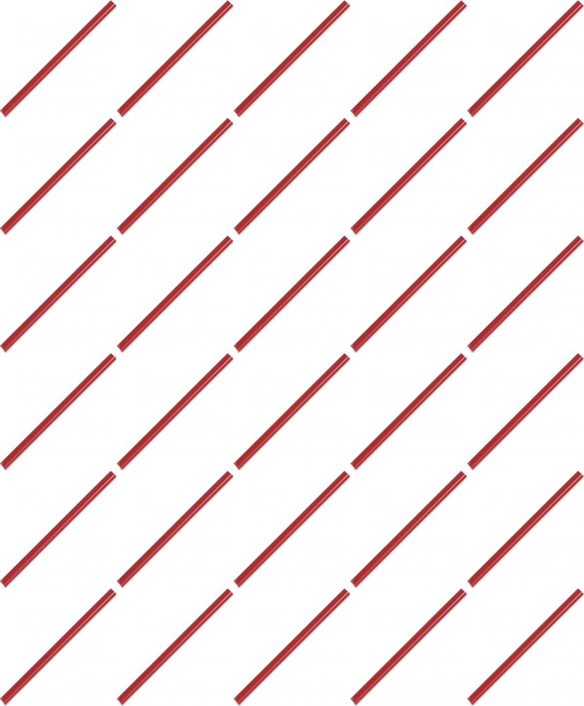 52x Listwa wsuwana Durable, 3mm, do 30 kartek, 1 sztuka czerwony