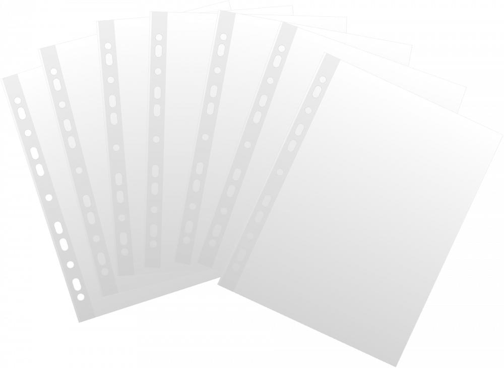 Koszulki groszkowe Esselte, A4, 35μm, 100 sztuk, transparentny