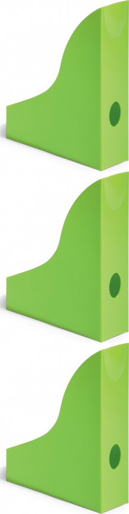3x Organizer na dokumenty Durable Basic, A4, 73mm, do 730 kartek, zielony