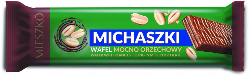 Wafel Mieszko Michaszki, orzechowy, 34g