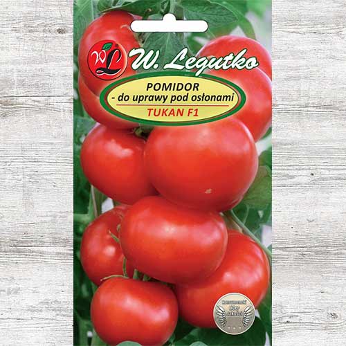 1 pac, Roșie Tukan F1 - Semințe: Mod de ambalare: 0.1 g