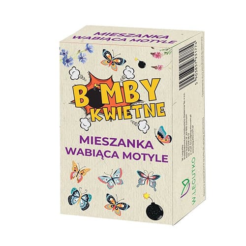 1 pac, Bombe florale pentru fluturi, mix multicolor - Semințe: Mod de ambalare: 5 buc