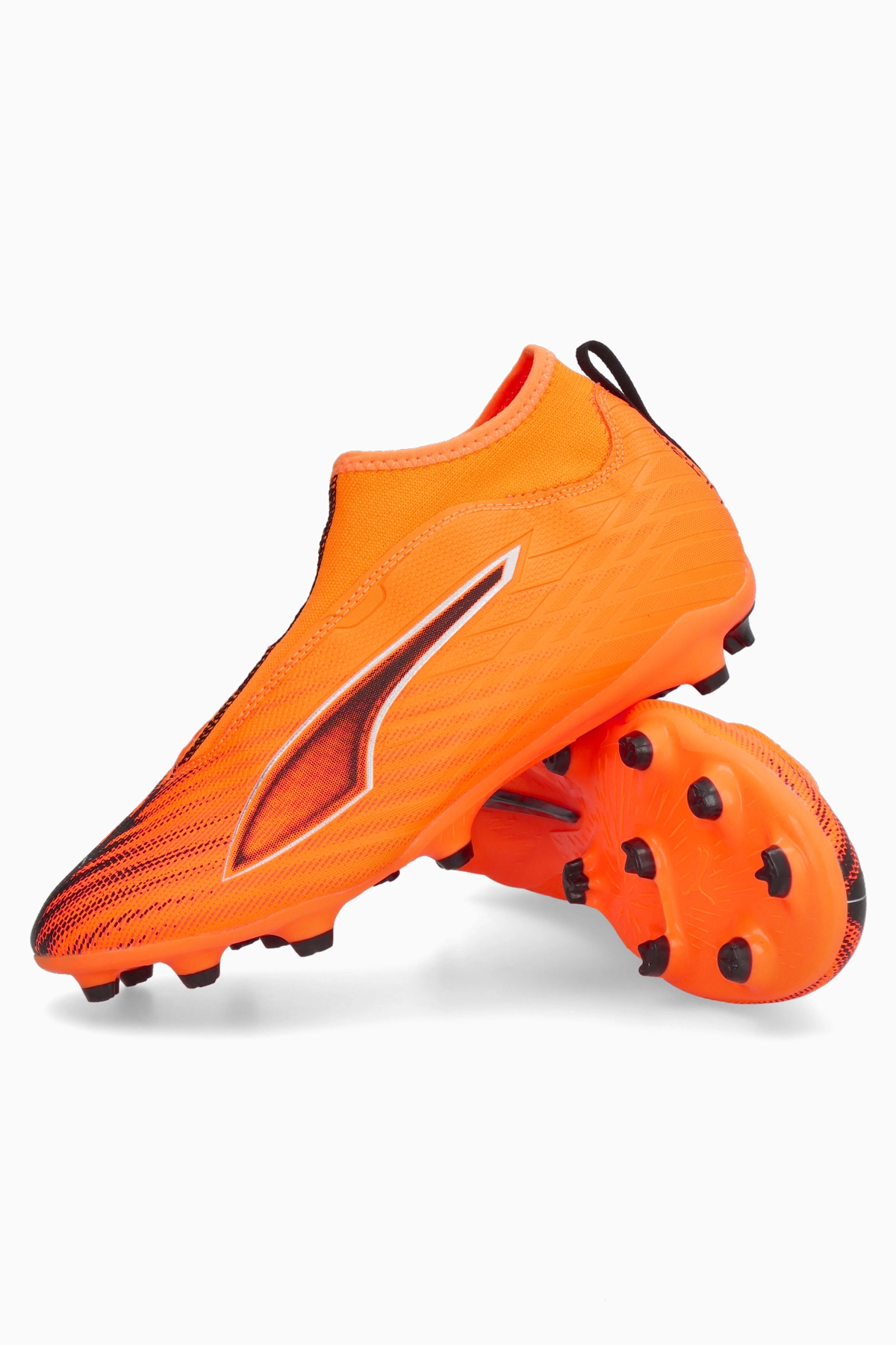 Korki Puma Ultra 6 Match+ LL FG/AG Junior - Pomarańczowy