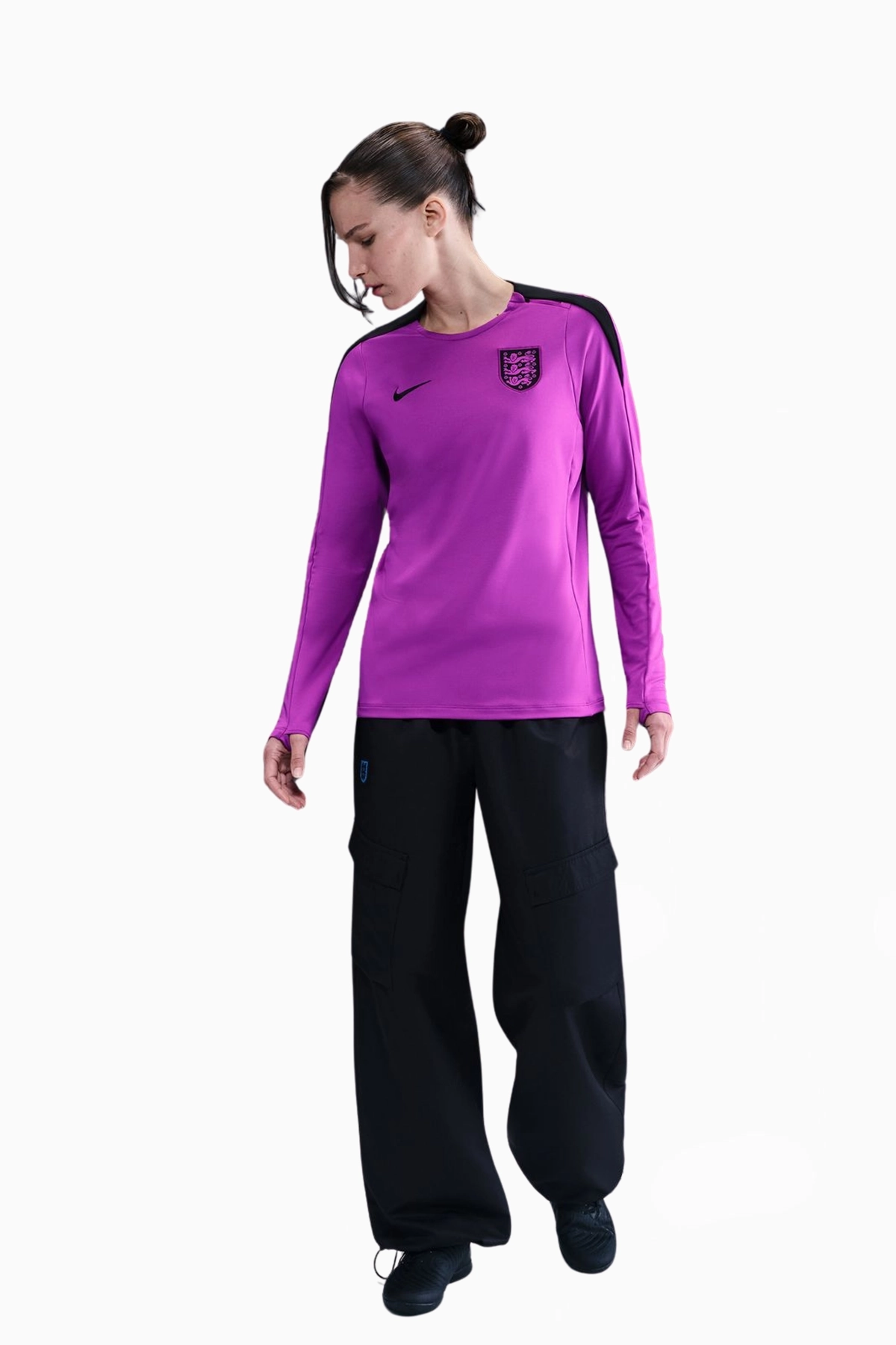 Bluza Reprezentacji Anglii Nike 2025 Strike Damska - Fioletowy